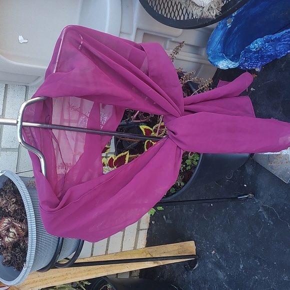 Burgundy Scarf - Picture 2 of 7